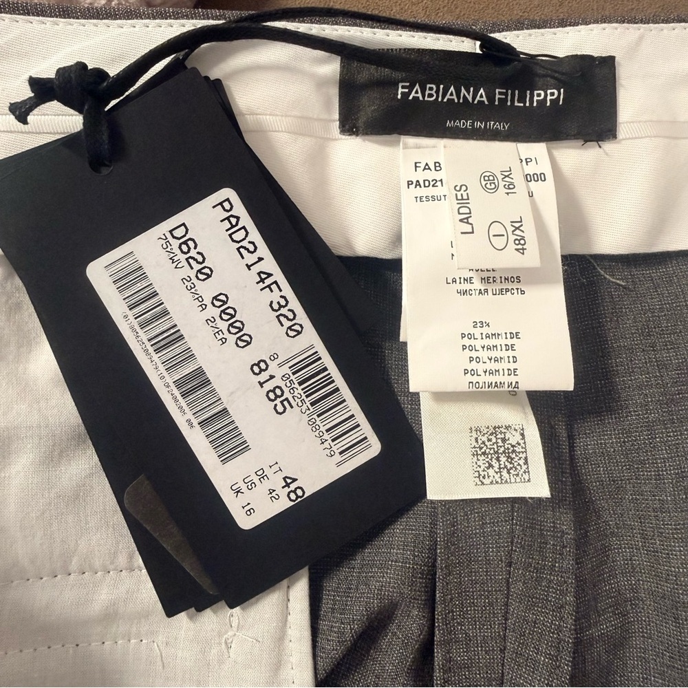 Fabiana Filippi Women’s Grey Dress Pants - Picture 4 of 10